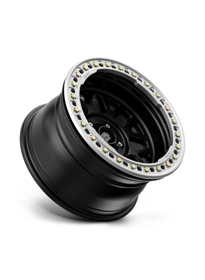 KMC (KMC) KM235(beadlock) GRENADE CRAWL 18X9 8X170 ET10 CB125.5 SATIN BLACK - Image 1
